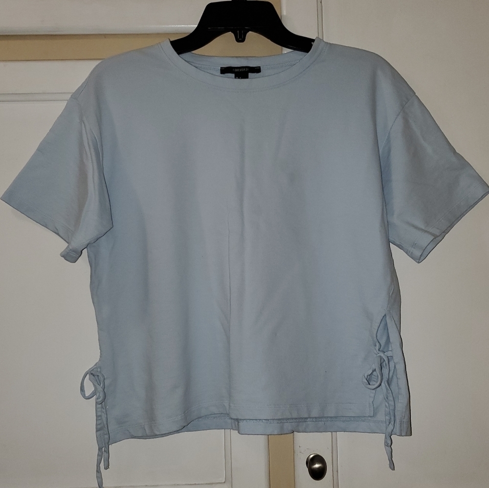 Forever 21 Women's Side Ties T-shirt